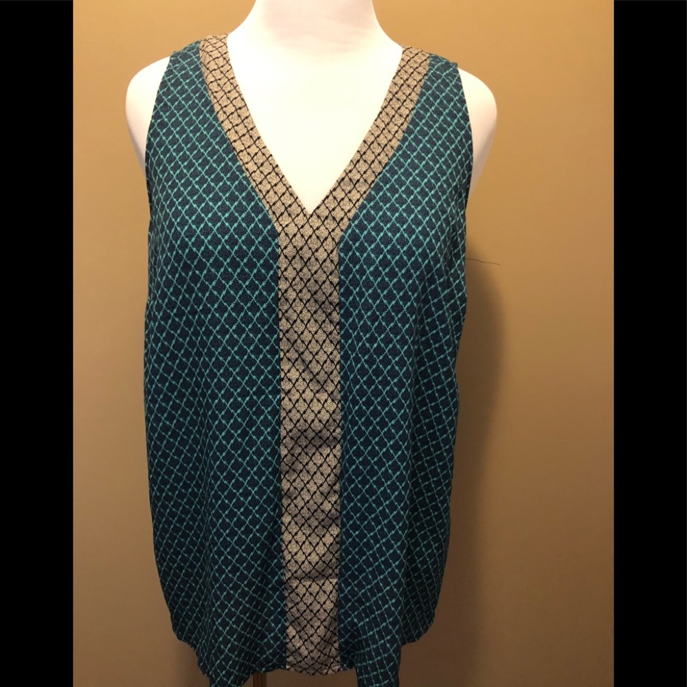 Blue design blouse Size 2X